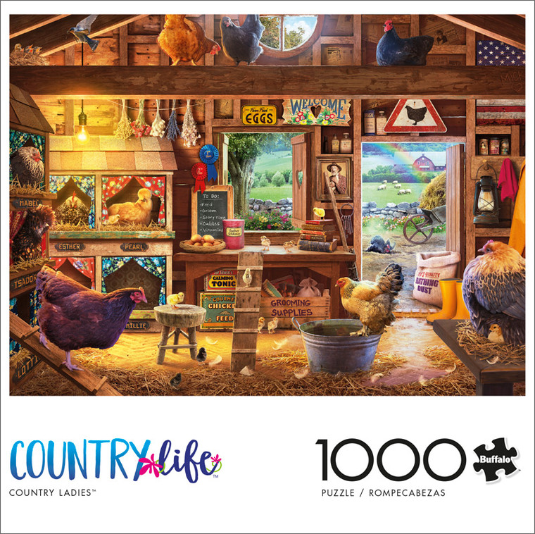 Country Life Country Ladies 1000 Piece Jigsaw Puzzle Front