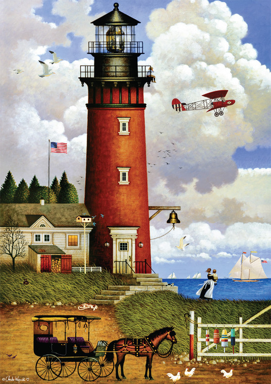 Charles Wysocki: Daddy's Coming Home 300 Piece Puzzle