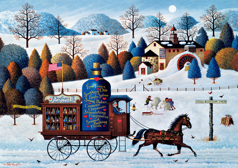 Charles Wysocki: Promises Promises 500 Piece Puzzle