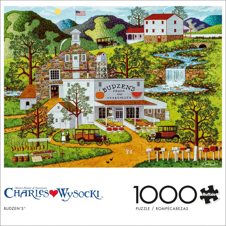 Charles Wysocki: Budzens 1000 Piece Jigsaw Puzzle